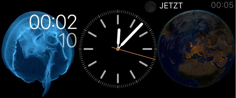 Screenshot: Watchfaces