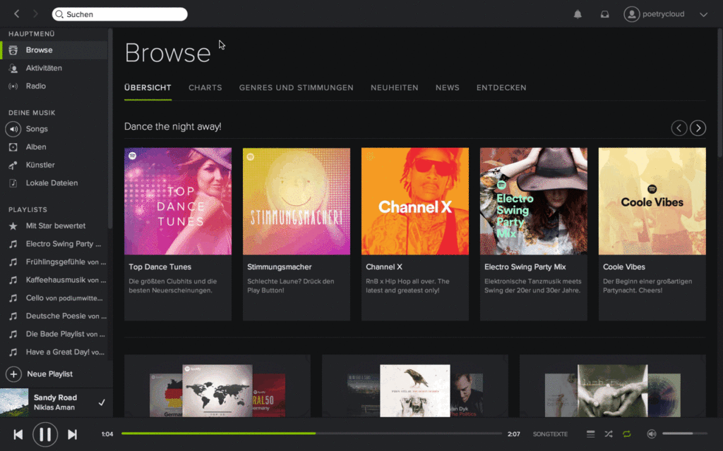 Screenshot: Spotify Desktop