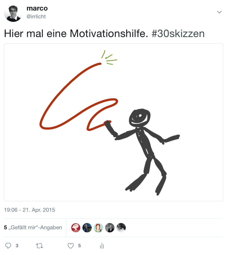 30Skizzen Motivationshilfe