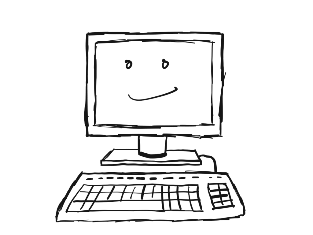 Skizze: Desktop Computer
