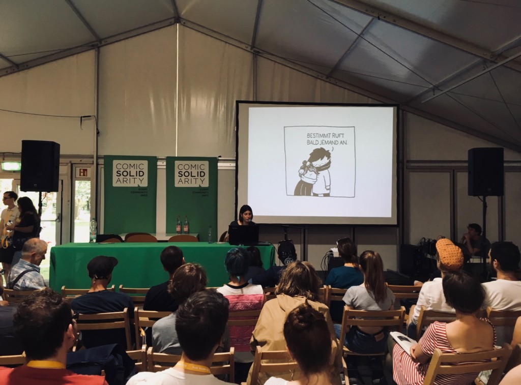 Comic Salon Erlangen 2018: Comic Lesung "Neben der Spur" mit Valerie Minelli