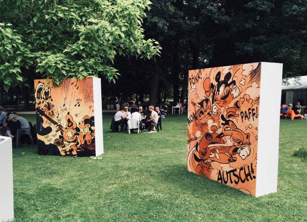 Comic Salon Erlangen 2018: Micky Maus Ausstellung im Schlossgarten