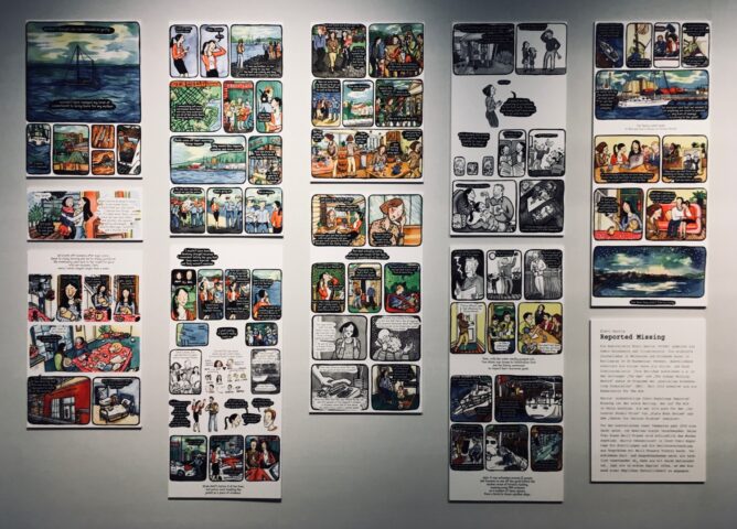 Comic Salon Erlangen 2018: Exponat @ Ausstellung Zeich(n)en der Zeit