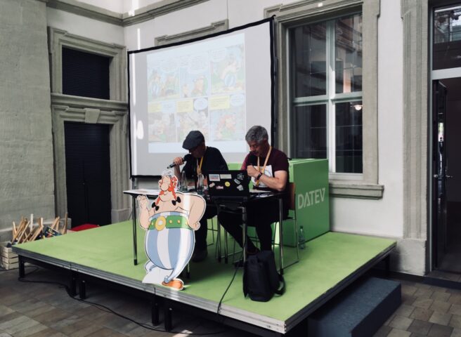 Comic Salon Erlangen 2018: Asterix Lesung (aber uff fränkisch)
