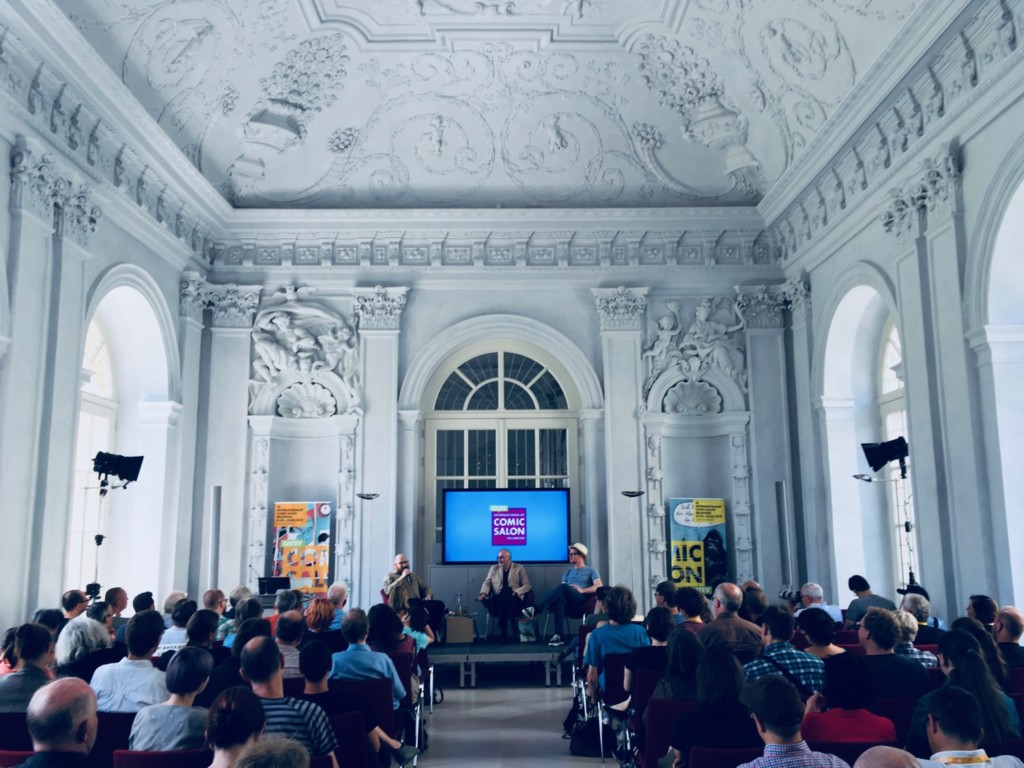 Comic Salon Erlangen 2018: Podiumsdiskussion mit Flix in der Orangerie