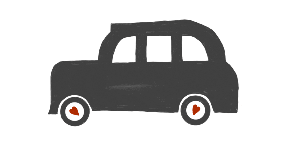 Skizze: Das schwarze Taxi (Luftschiff der Liebe)