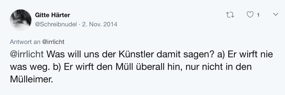 Das ABC des kleinen Mülleimers - A und B