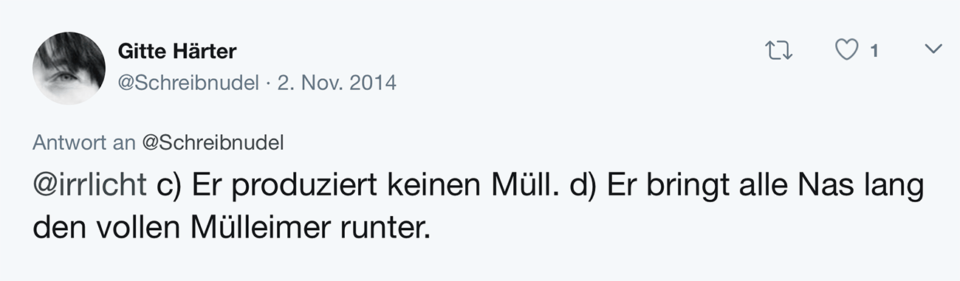 Das ABC des kleinen Mülleimers - C und D