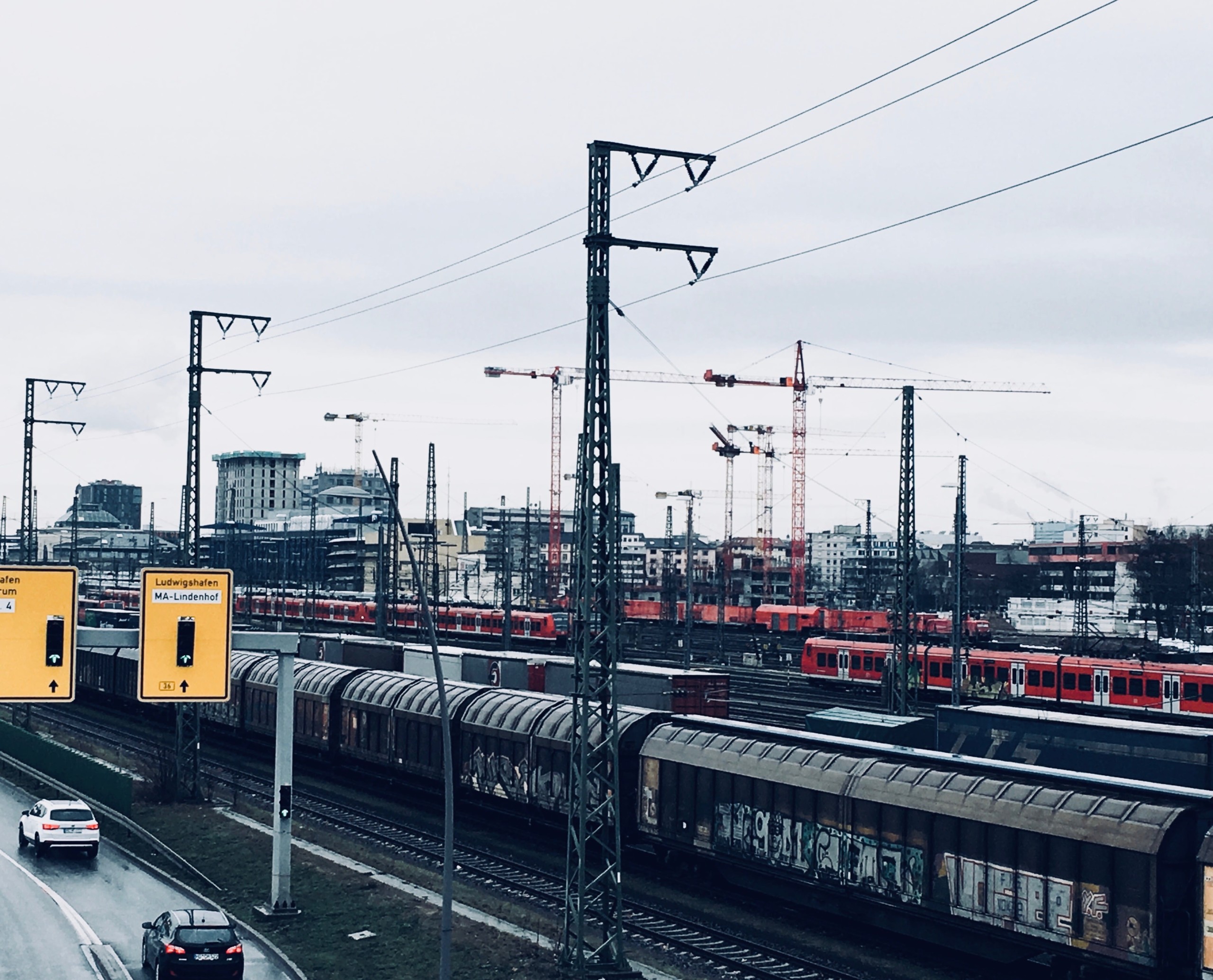 Bahngleise Mannheim