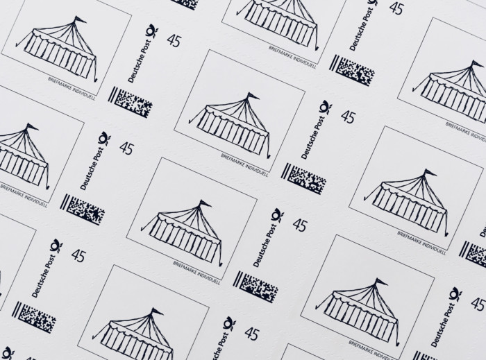 Zirkusliebe Briefmarken