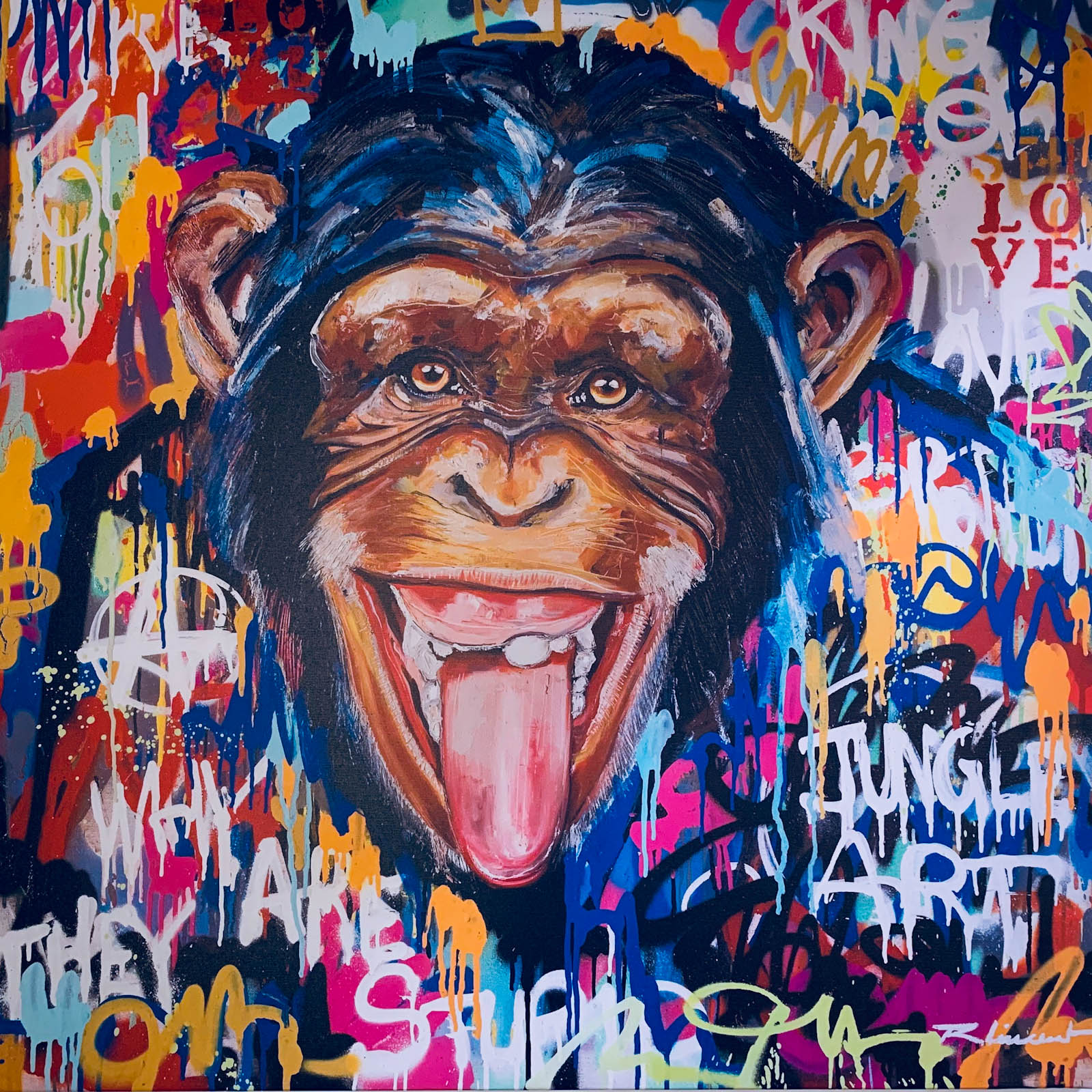 Jungle Art – Der verrückte Affe