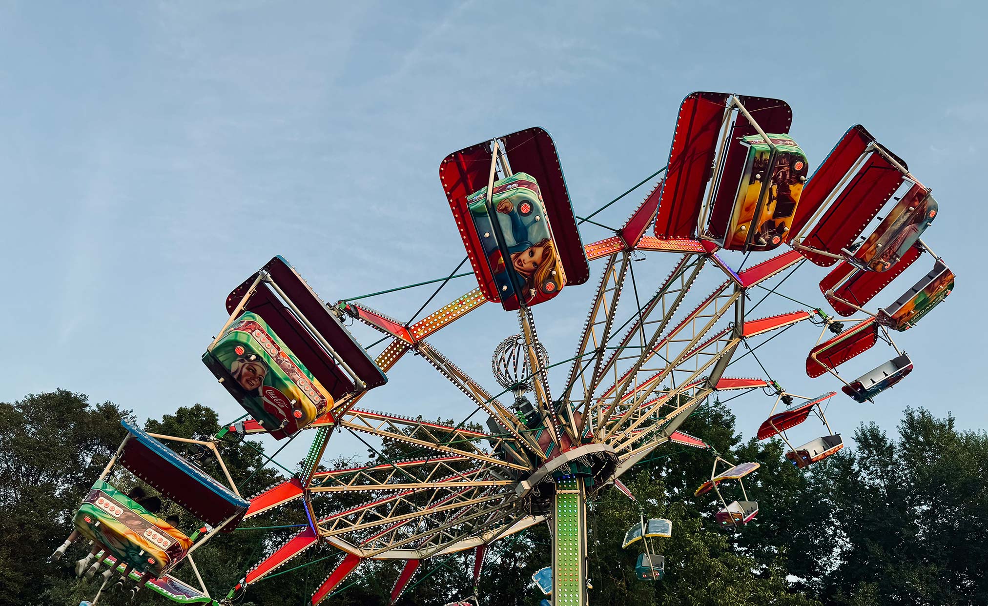 Karussell auf dem Brezelfest