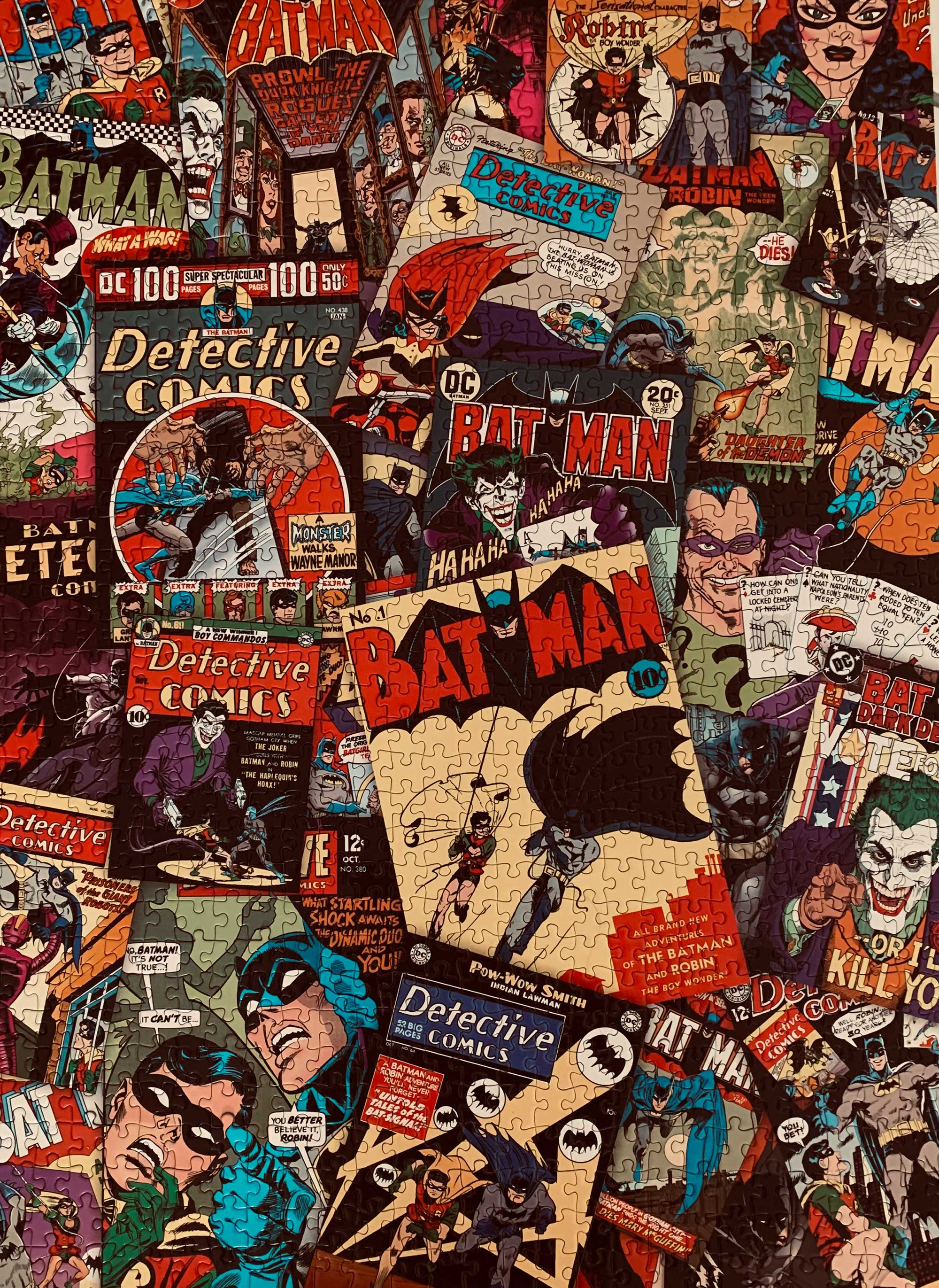 Puzzle Batman Cover Collage