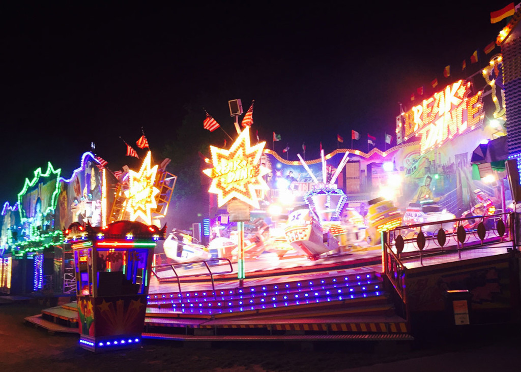 re:publica - Einsame Kirmes in der Nacht