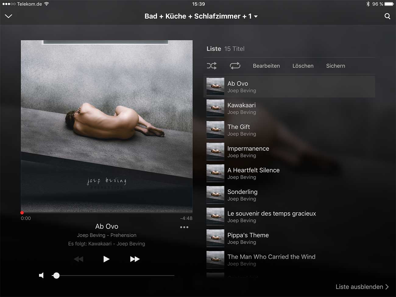 Bild: Sonos iOS App