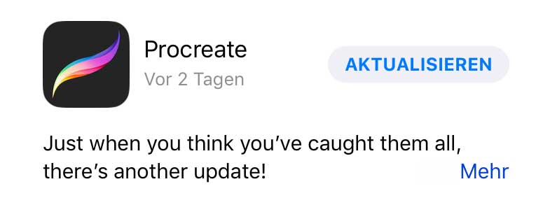 Procreate Update / Yet another update